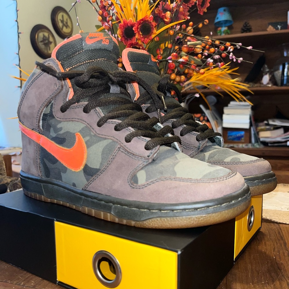 Nike SB Dunk High Pro Brian Anderson Camo 2006 VINTAGE Men’s 8.5 GUC